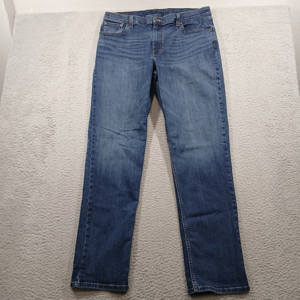 L.L.Bean Made in Mexico BeaFlex Standard Fit‎ Jeans Men 38X34 Blue Cotton